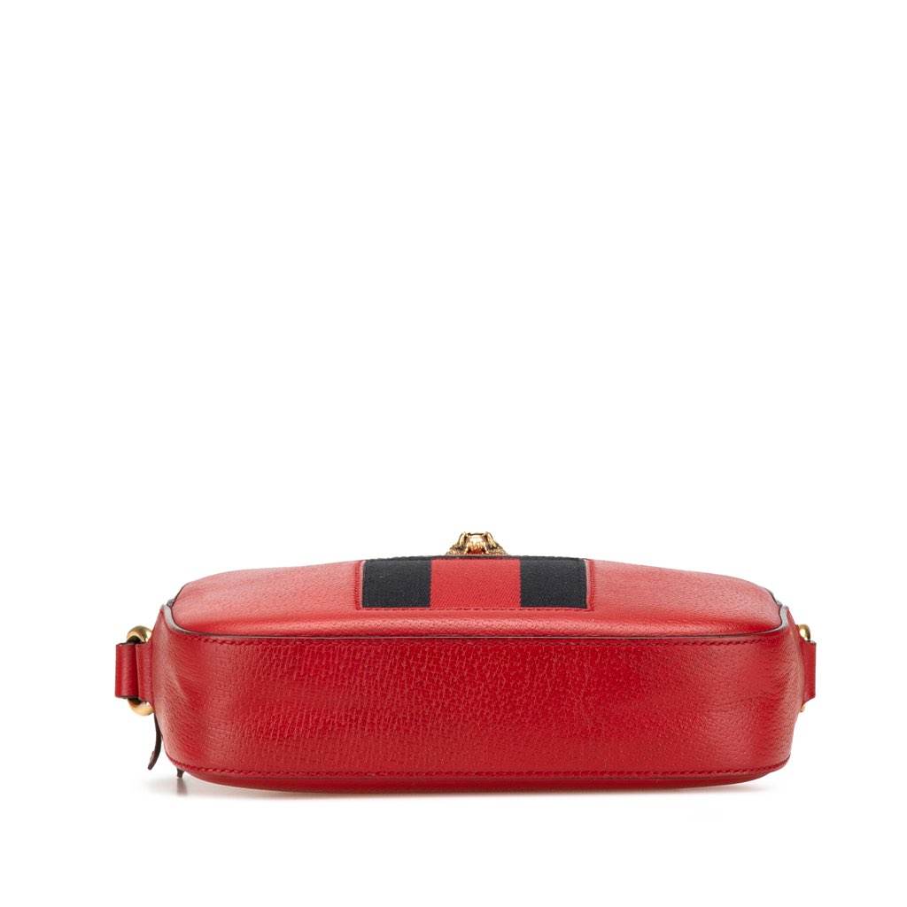 Gucci Leather Animalier Web Disco Crossbody - Image 6