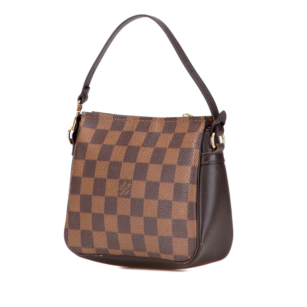 Louis Vuitton Damier Ebene Trousse Pochette - Back view