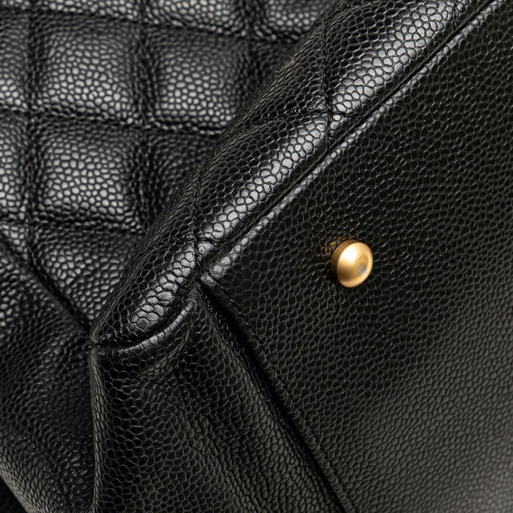 Chanel Grand Quilted Caviar Timeless Shopping Tote - Image 13