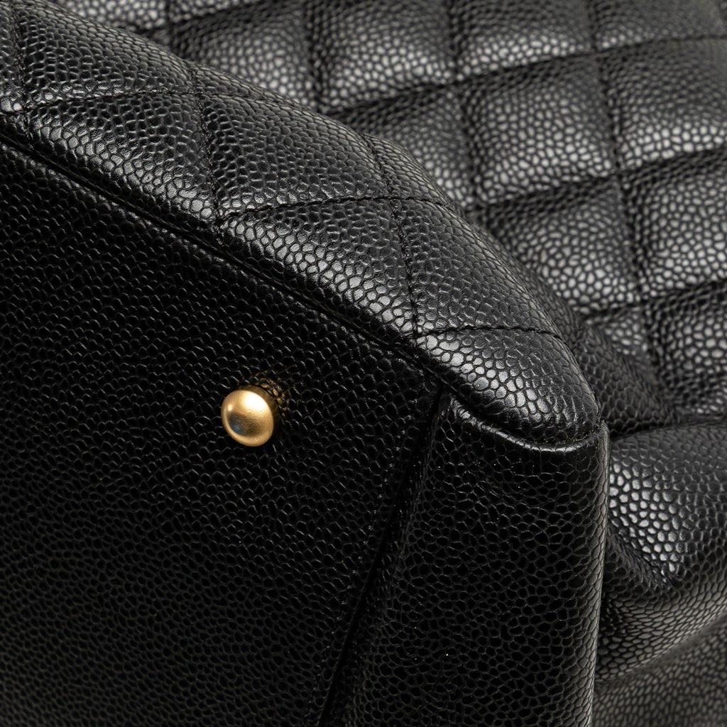 Chanel Grand Quilted Caviar Timeless Shopping Tote - Image 14
