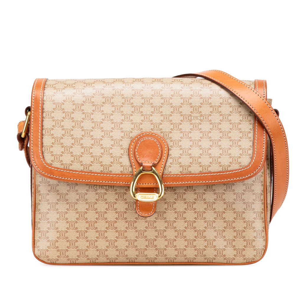 Celine Macadam Coated Canvas Crossbody