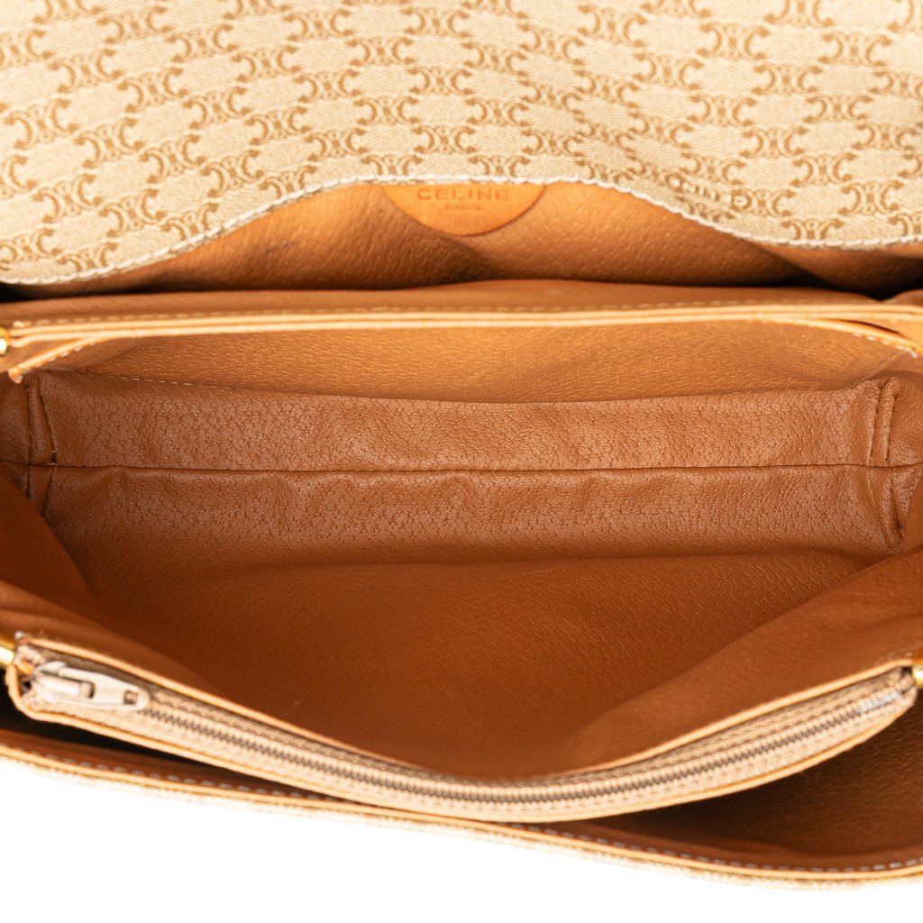 Celine Macadam Coated Canvas Crossbody - 4