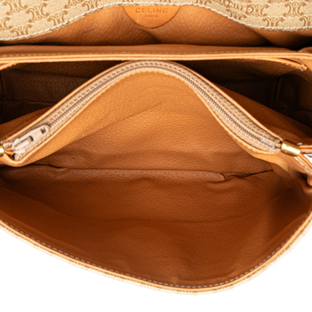 Celine Macadam Coated Canvas Crossbody - 5