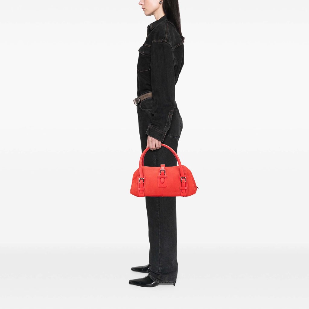 Loewe Nubuck Senda Handbag - Image 15