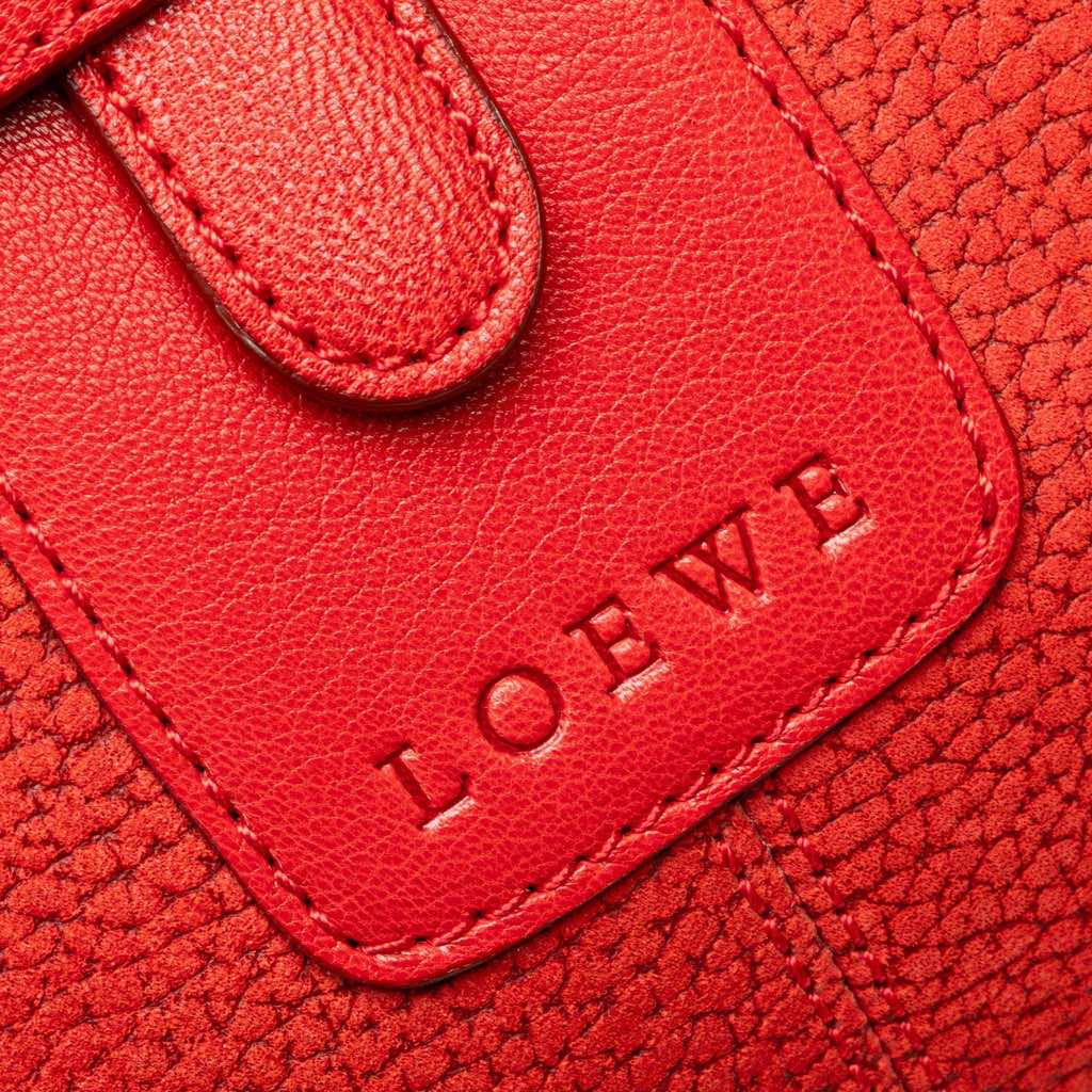 Loewe Nubuck Senda Handbag - Image 12