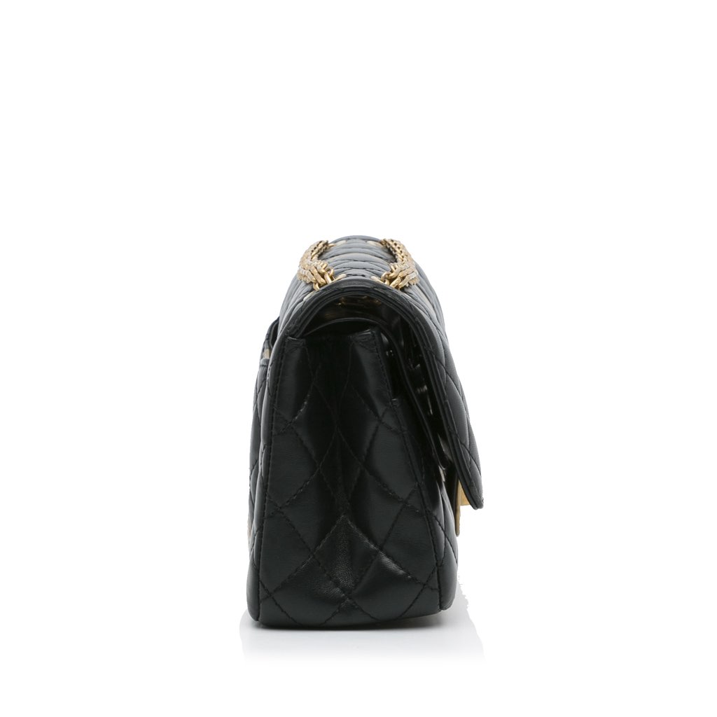 Chanel Medium Croc Embossed Lambskin 2.55 Reissue Double Flap Bag - 3