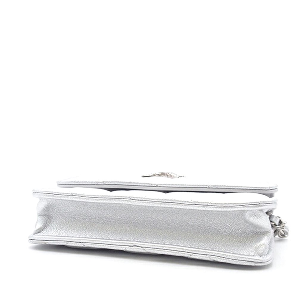 Chanel Metallic Lambskin Crystal Star Chain Belt Bag - 3