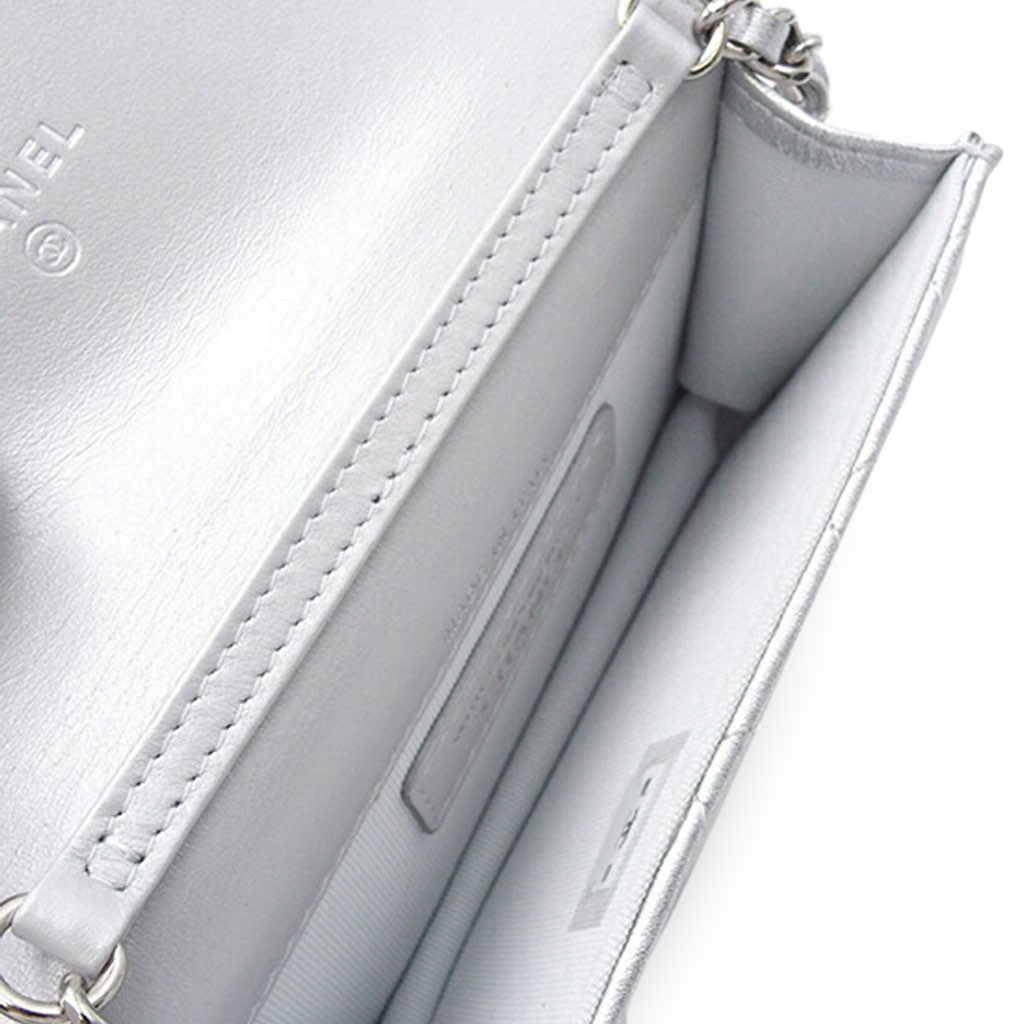 Chanel Metallic Lambskin Crystal Star Chain Belt Bag - 4