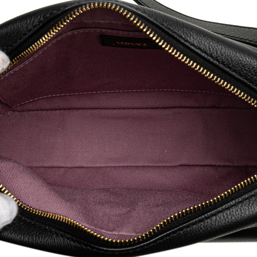 Versace Grained Calfskin La Medusa Crossbody - 4