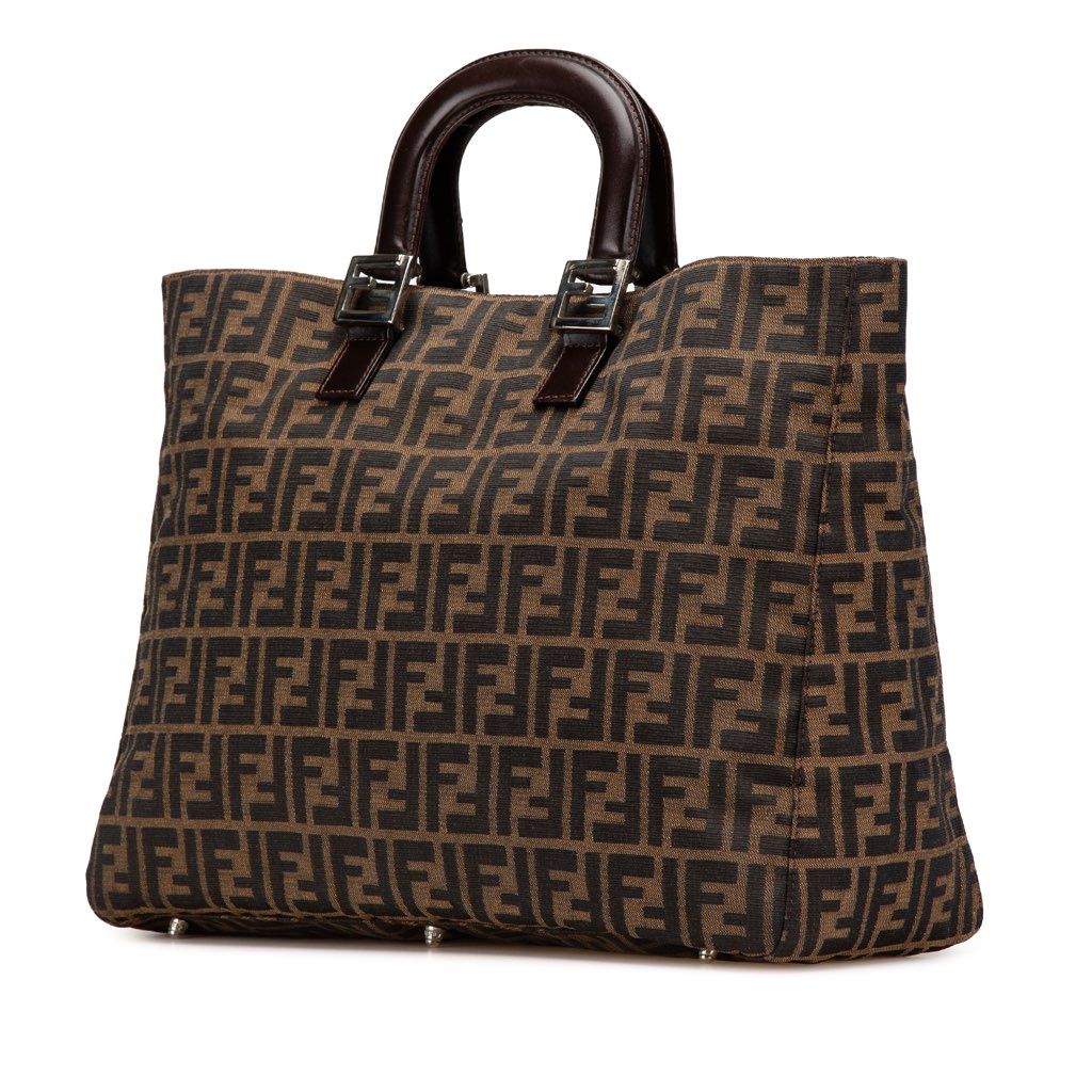 Fendi Large Zucca Canvas Twins Tote - 2