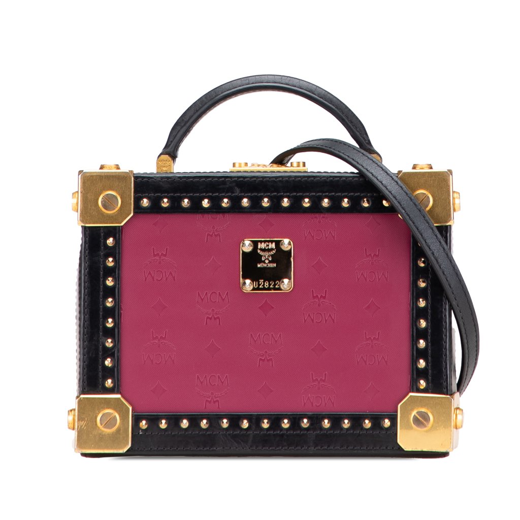 Mcm Odeon Calfskin Berlin Satchel