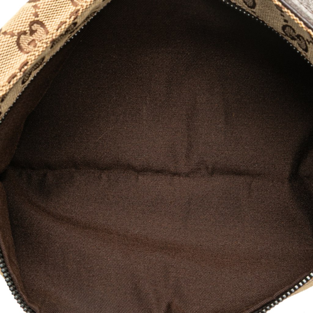 Gucci GG Canvas Web Double Pocket Belt Bag - 4
