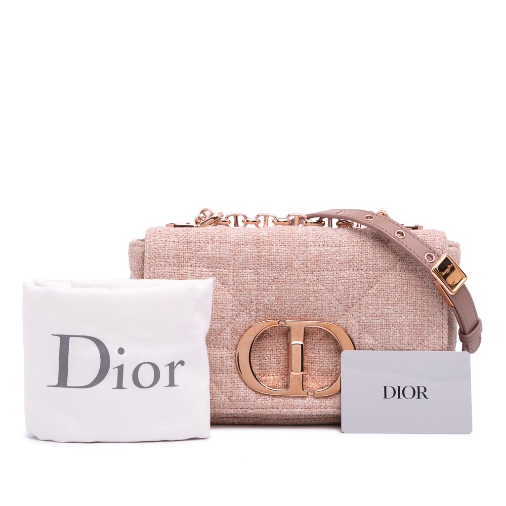 Dior Small Tweed Macrocannage Caro Bag - Image 13