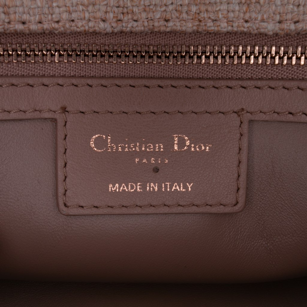 Dior Small Tweed Macrocannage Caro Bag - Side view