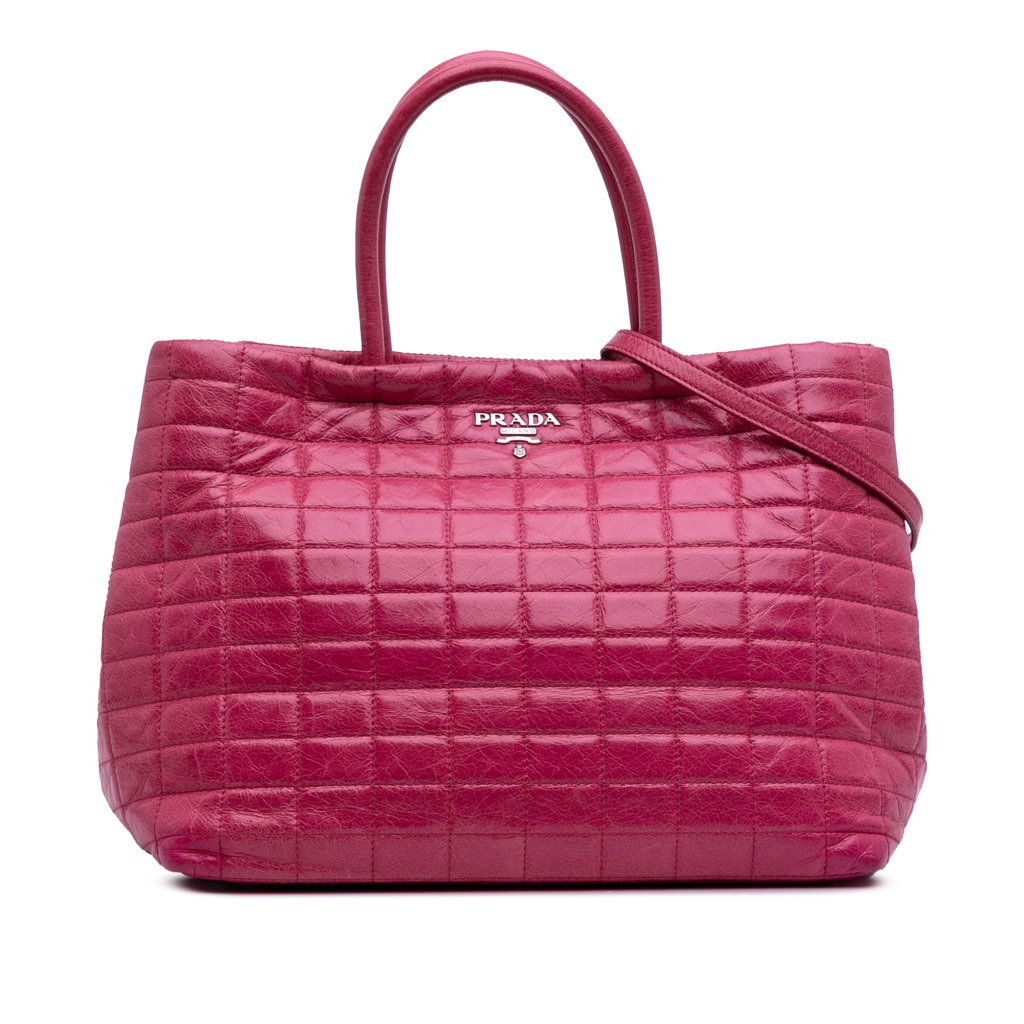 Prada Quilted Nappa Satchel