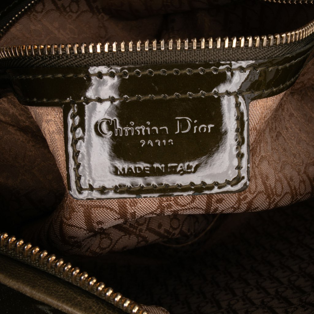 Dior Large Patent Cannage Lady Dior - 5