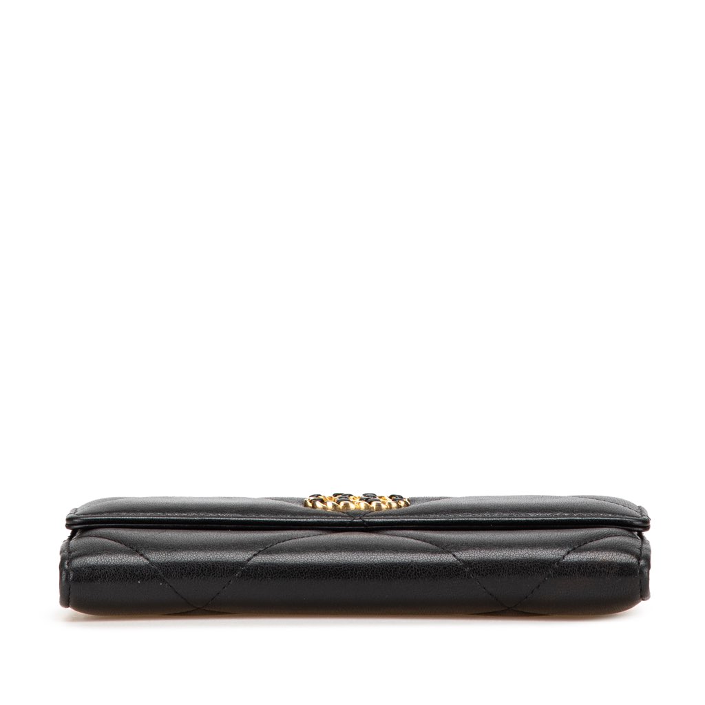 Chanel Lambskin 19 Flap Long Wallet - 3