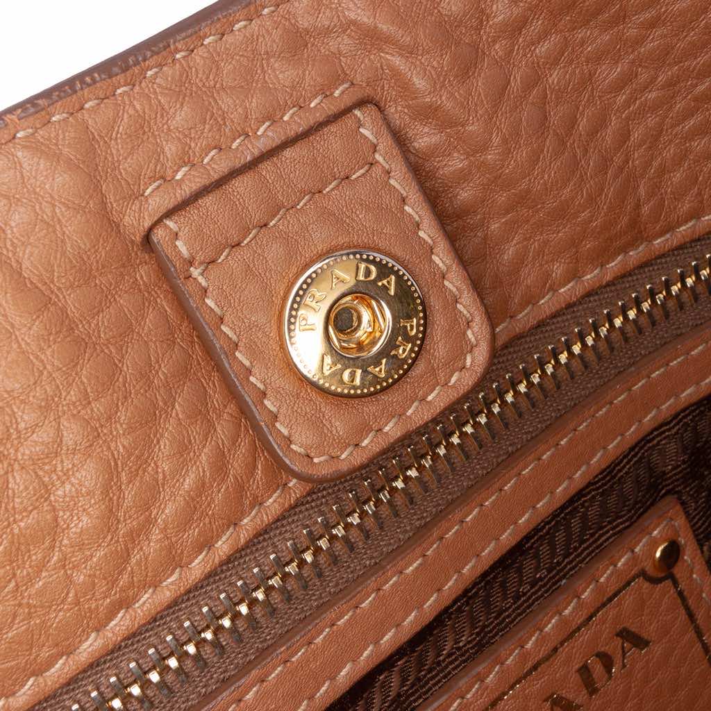 Prada Vitello Daino Open Convertible Tote - 5