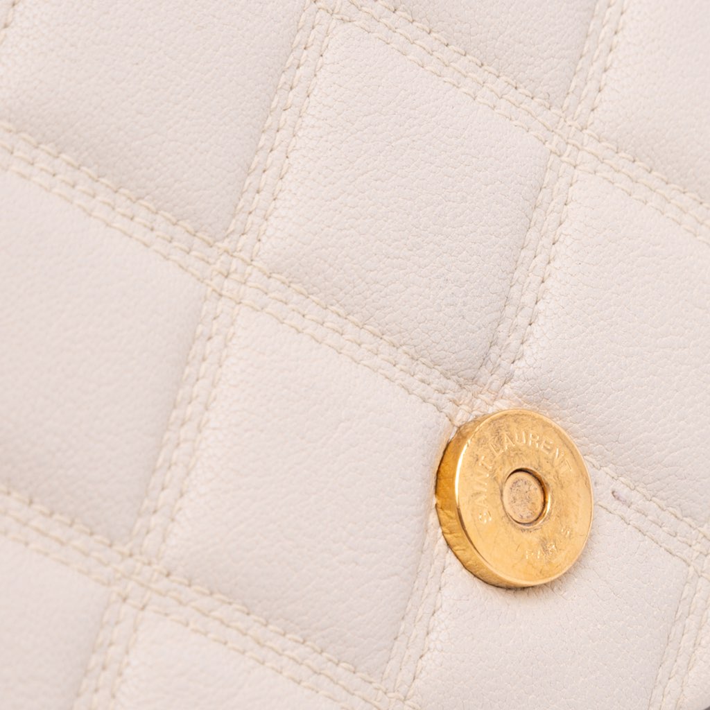 Saint Laurent Small Quilted Lambskin Becky Chain Shoulder Bag - Image 13