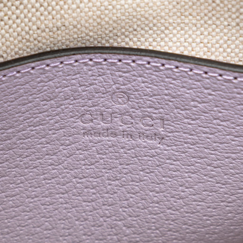 Gucci Mini Jumbo GG Canvas Interlocking G Satchel - 5