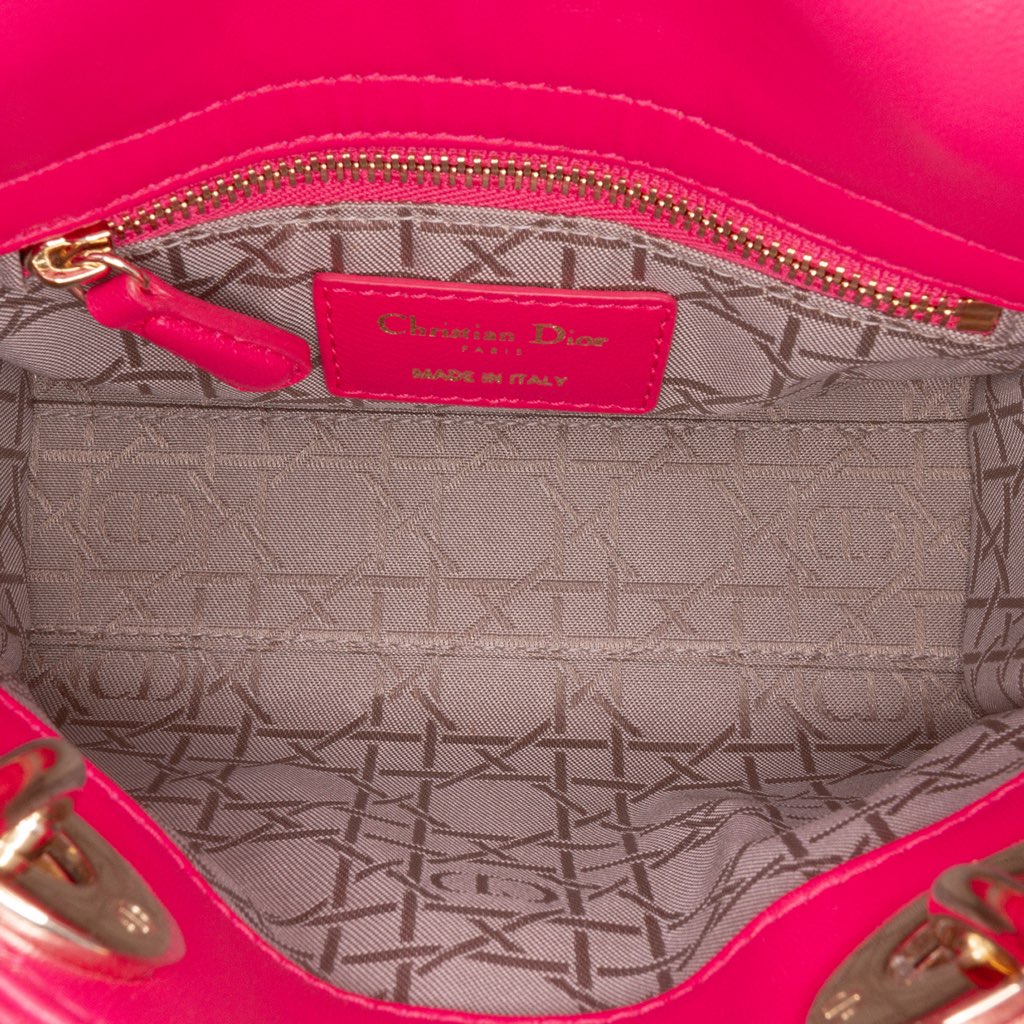 Dior Mini Lambskin Cannage Lady Dior - 4