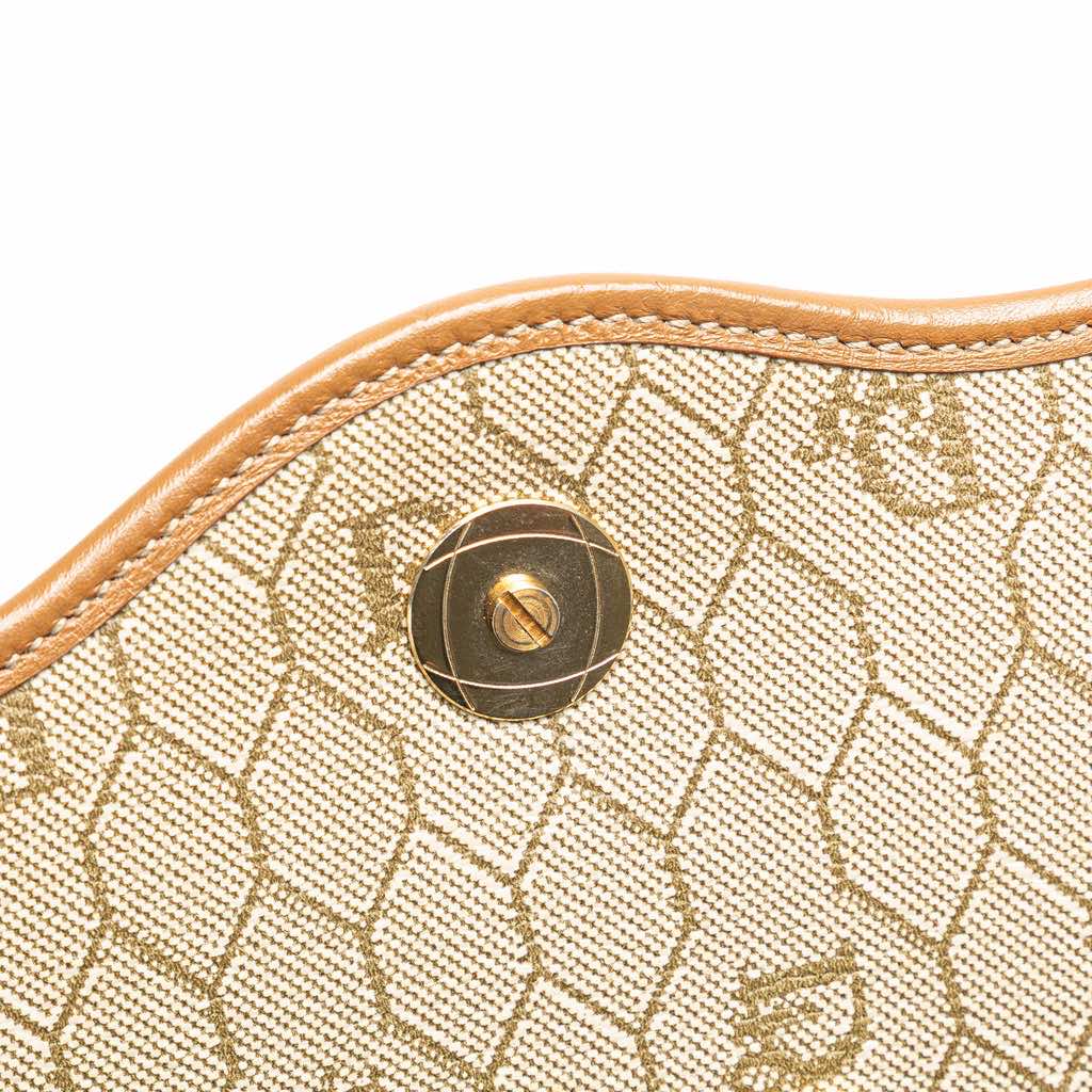 Dior Honeycomb Coated Canvas Crossbody - Side view