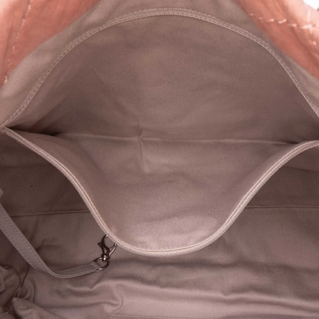 Chanel Small Iridescent Calfskin Sea Hit Tote Brown Leather Good - Box View