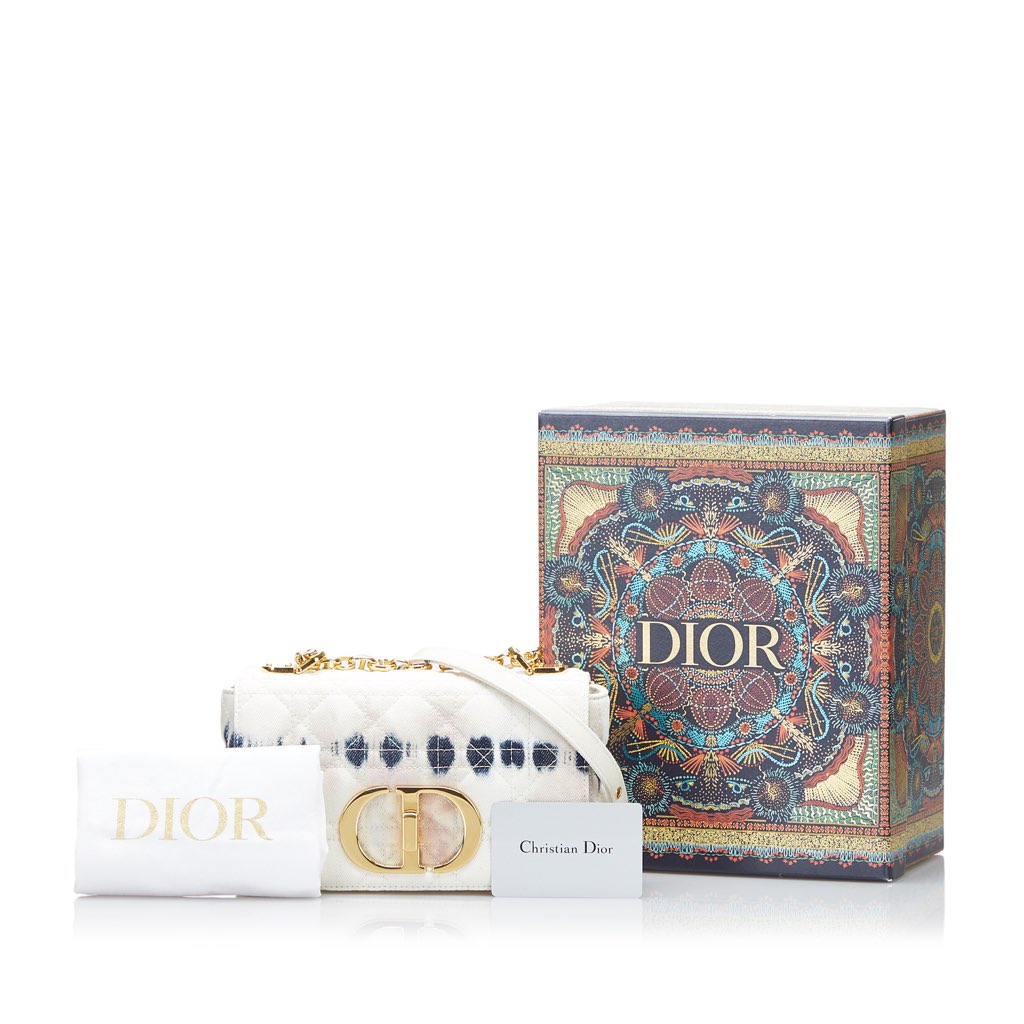Dior Small Tie Dye Denim Caro - Image 13