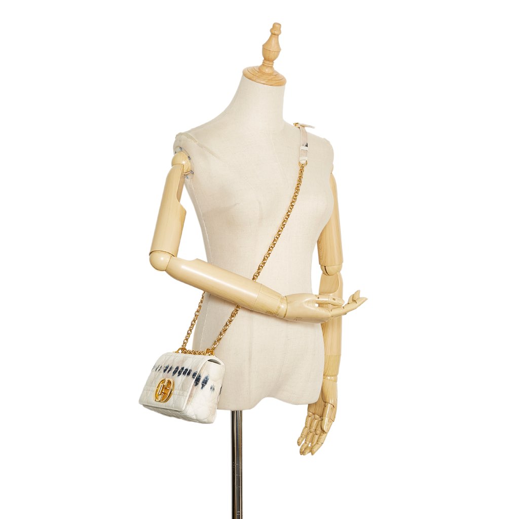 Dior Small Tie Dye Denim Caro - Image 12