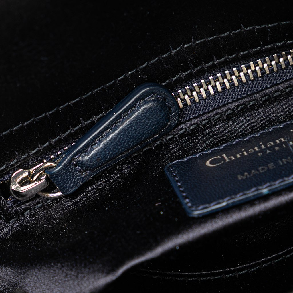 Dior Mini Satin Cannage Strass Crystal Embellished Lady Dior - Detail 2