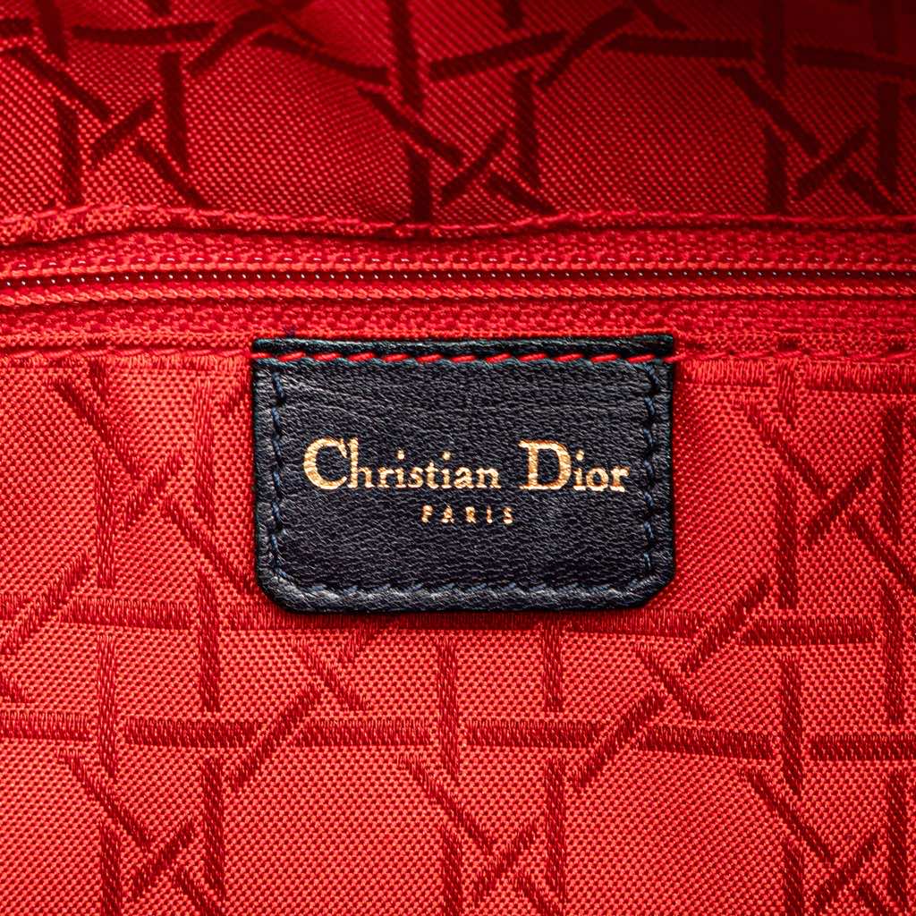 Dior Large Suede Cannage Lady Dior - 5