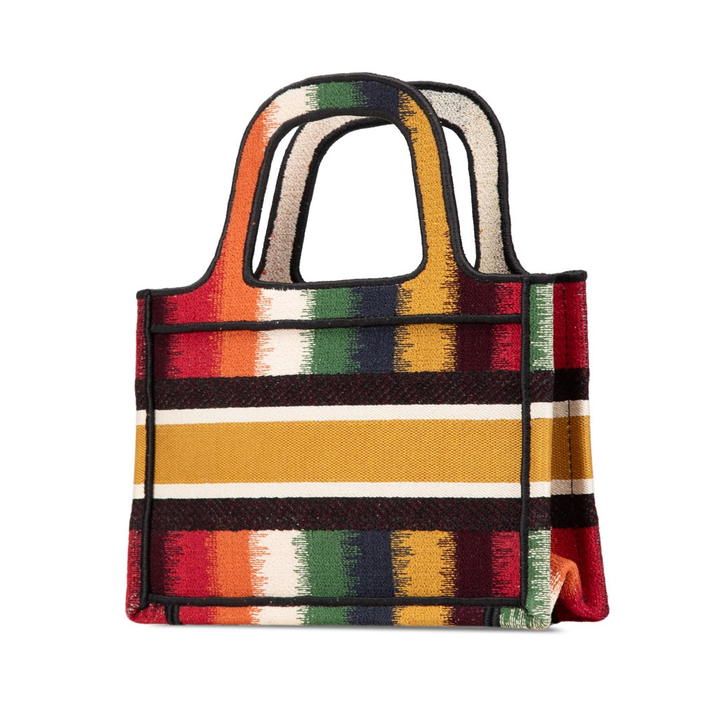 Dior Mini D Stripes Book Tote - 2
