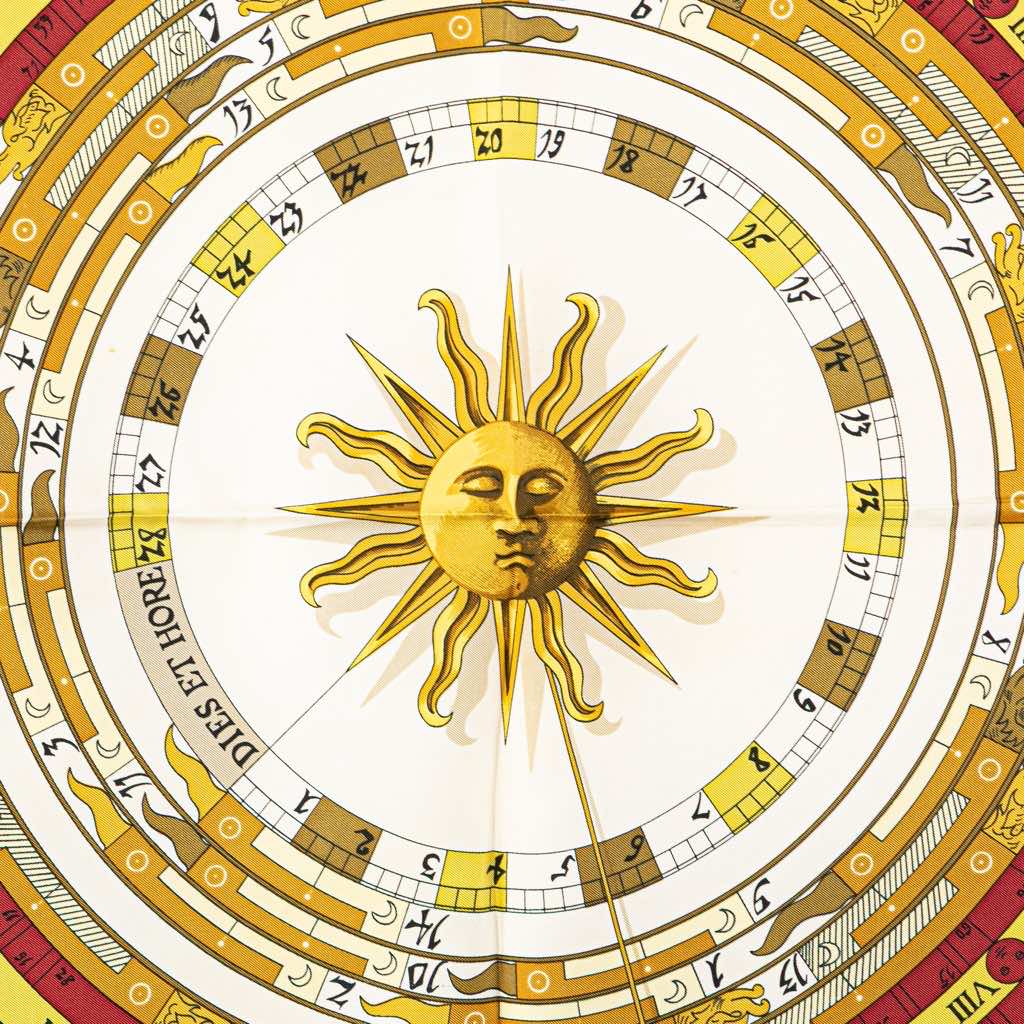 Hermès Astrologie Dies et Hore Silk Scarf 90 - 2