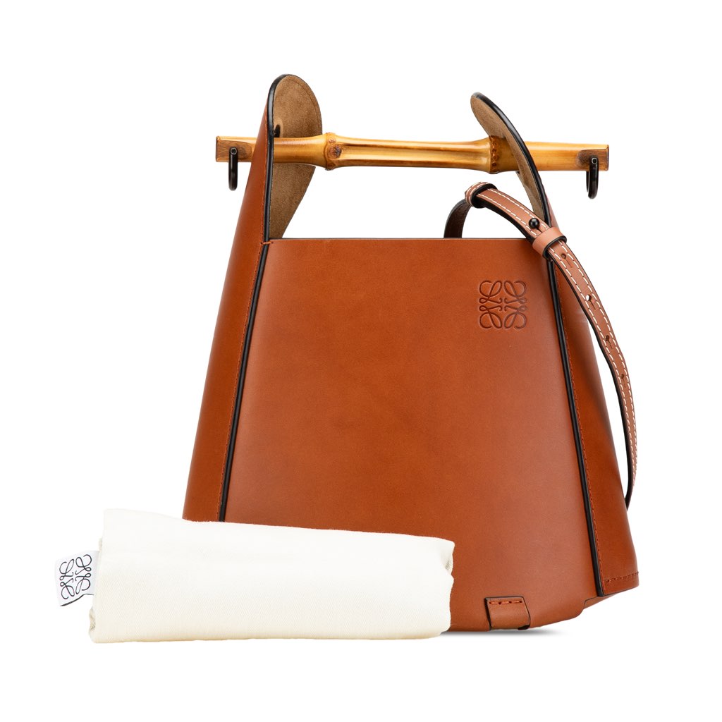 Loewe Calfskin Bamboo Bucket Bag - Image 14