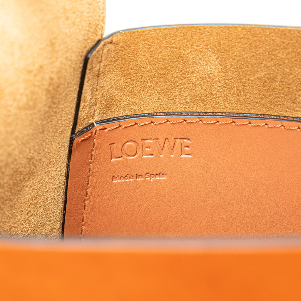 Loewe Calfskin Bamboo Bucket Bag - Side view