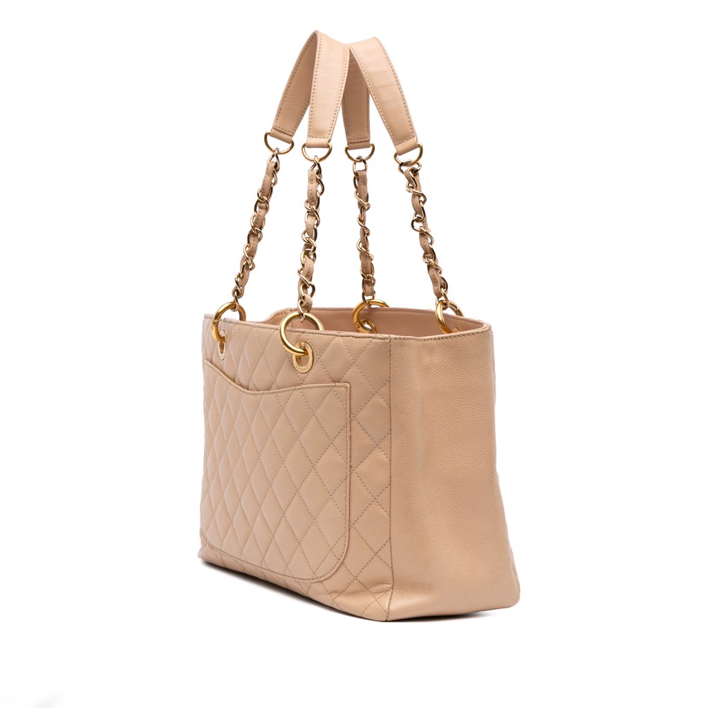 Chanel Caviar Grand Shopping Tote - Back view