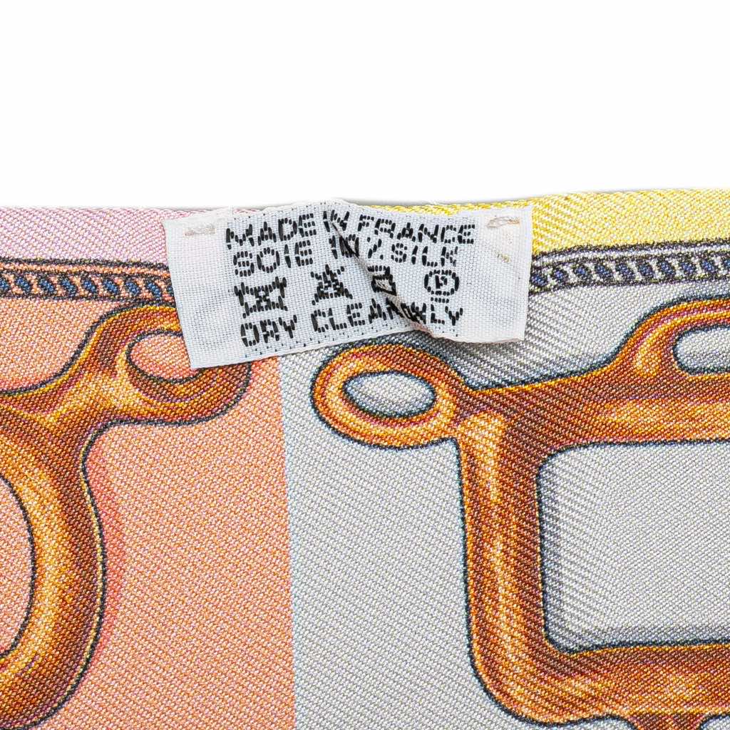 Hermès Bouclerie d Attelage Silk Twilly Scarf - 2