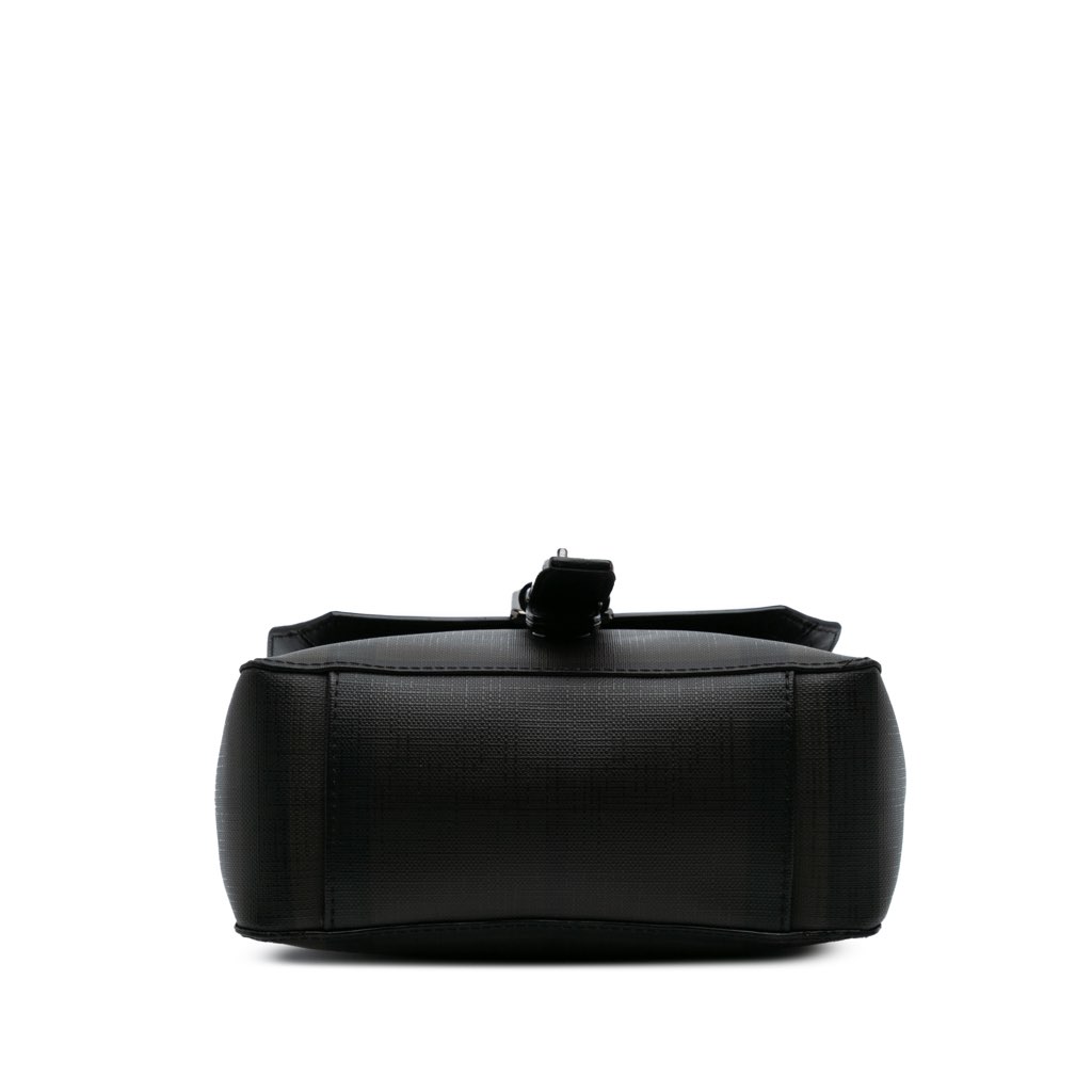 Burberry Smoke Check Coated Canvas Crossbody - Image 6