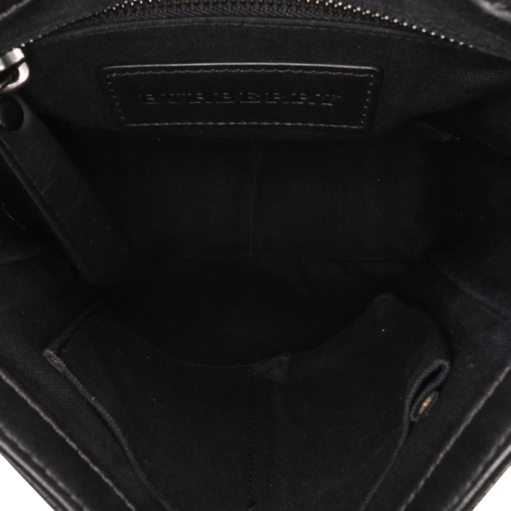 Burberry Smoke Check Coated Canvas Crossbody - 4