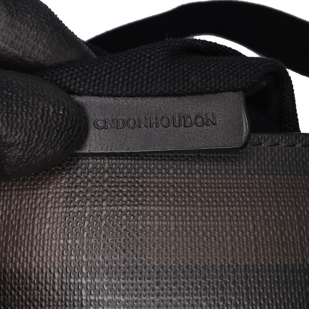 Burberry Smoke Check Coated Canvas Crossbody - Side view