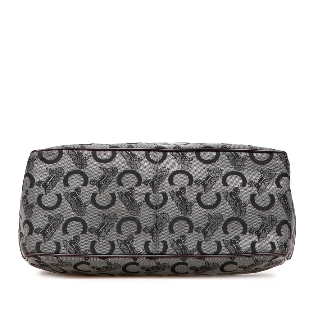 Celine C Macadam Canvas Boogie Handbag - Image 6