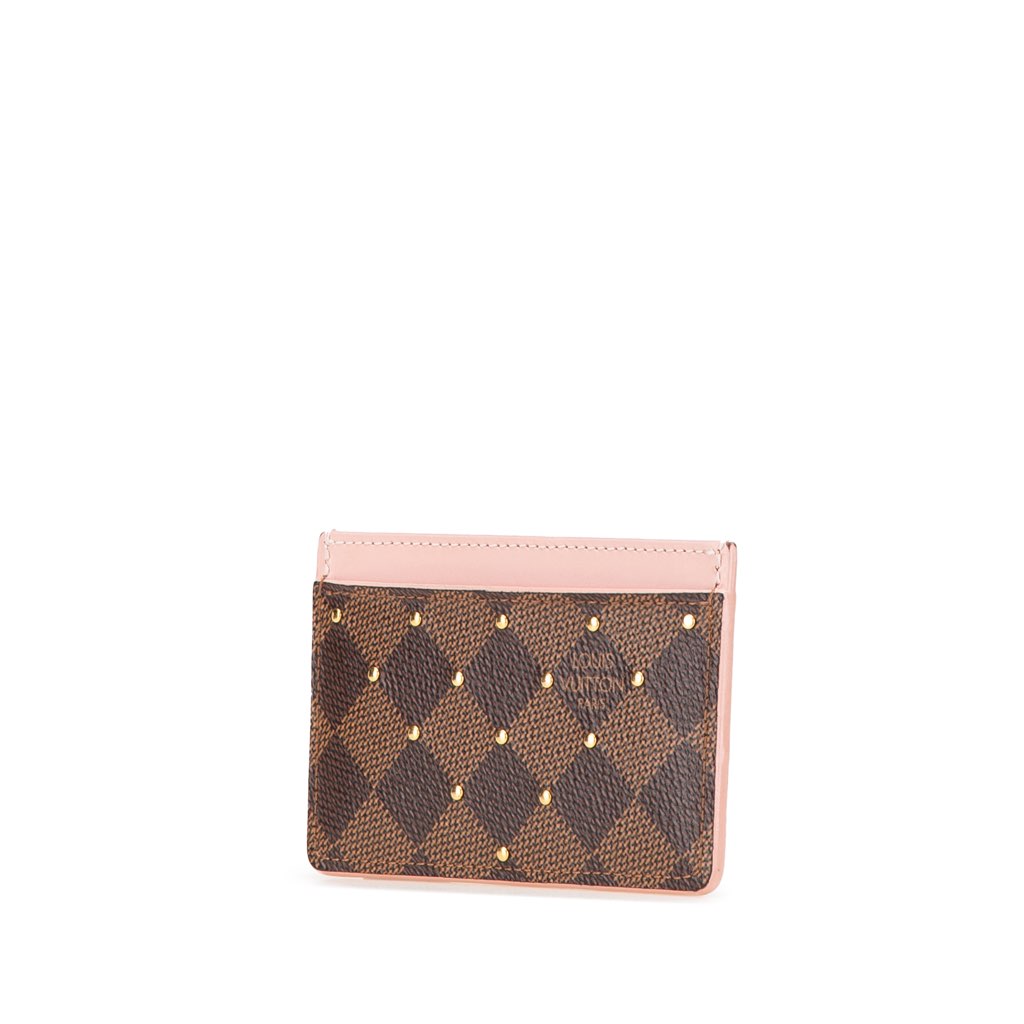 Louis Vuitton Damier Ebene Studded Card Holder - 2