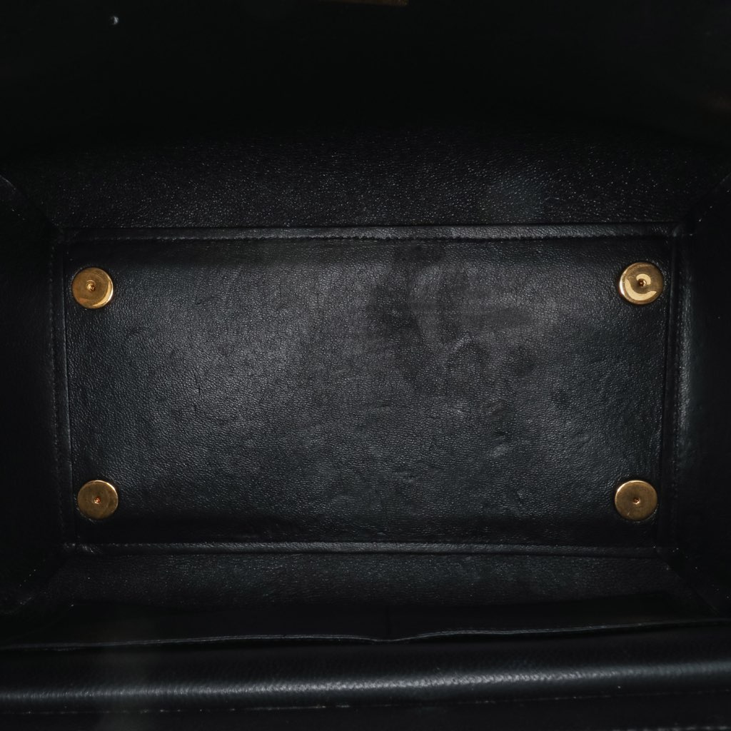 Celine Mini Bicolor Leather Belt Satchel - 4