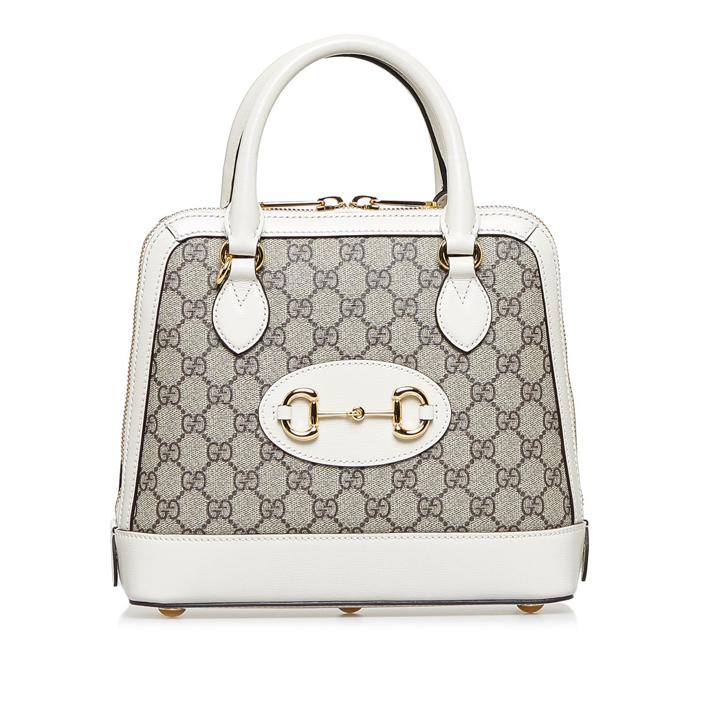 Gucci Small GG Supreme Horsebit 1955 Satchel