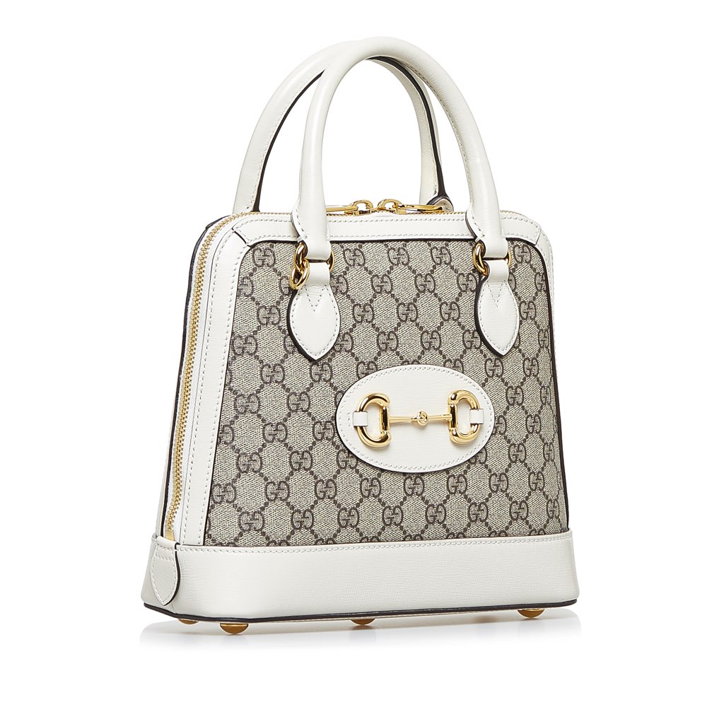 Gucci Small GG Supreme Horsebit 1955 Satchel - 2