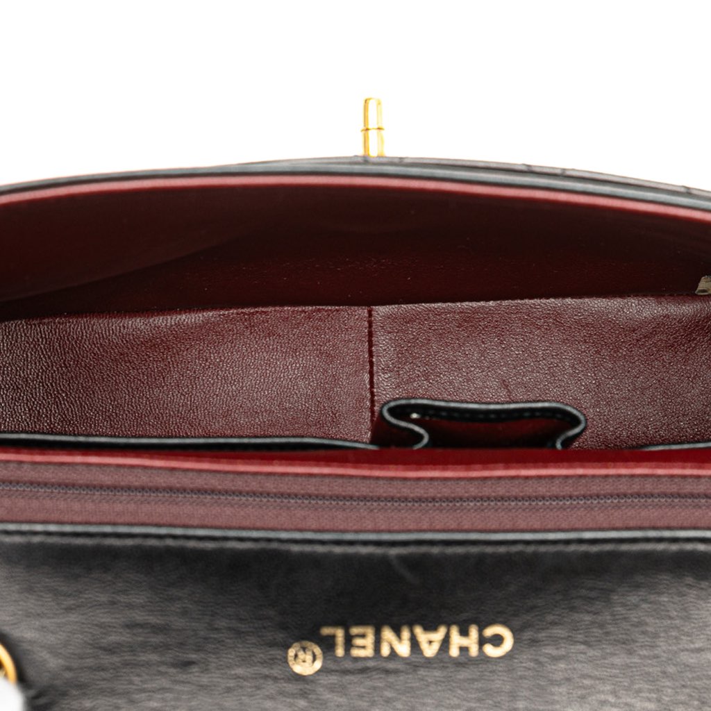 Chanel CC Bicolor Quilted Lambskin Single Flap - 4