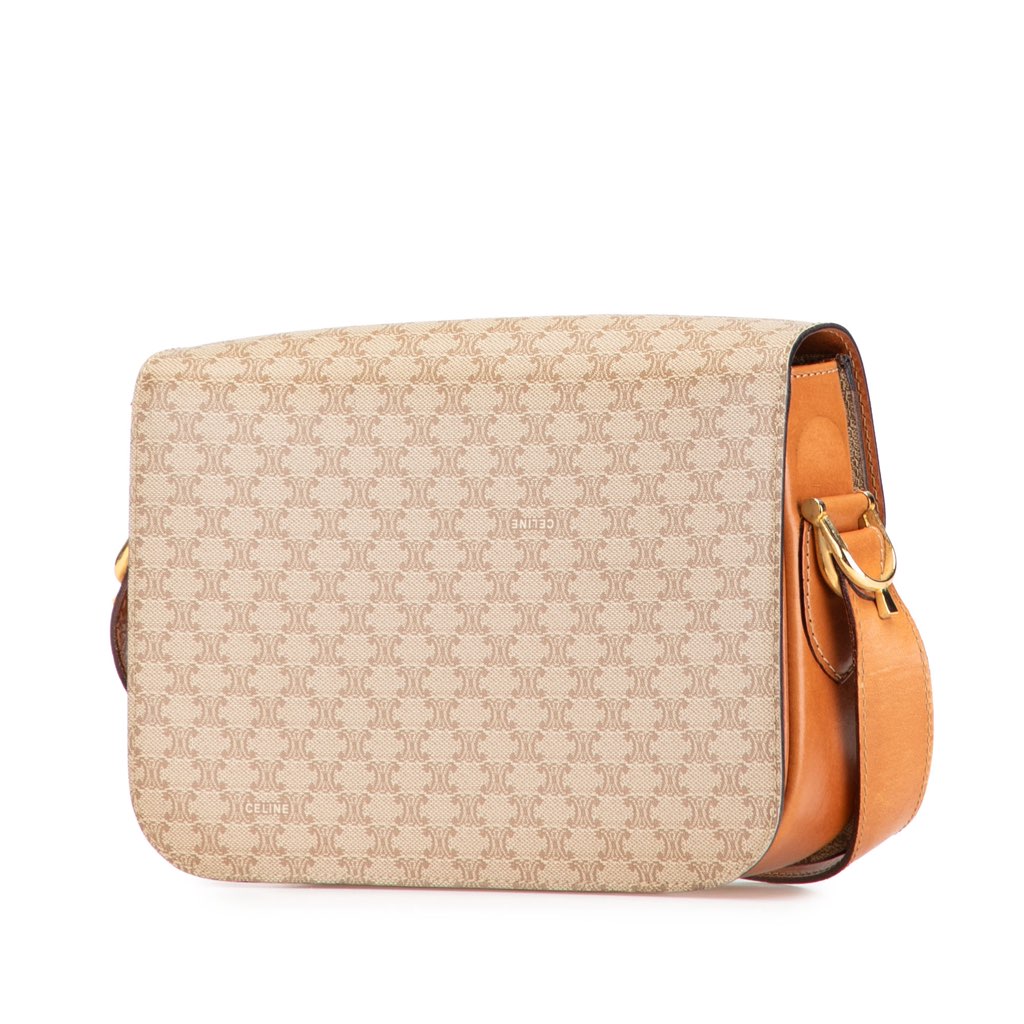 Celine Macadam Coated Canvas Horse Carriage Crossbody - 2