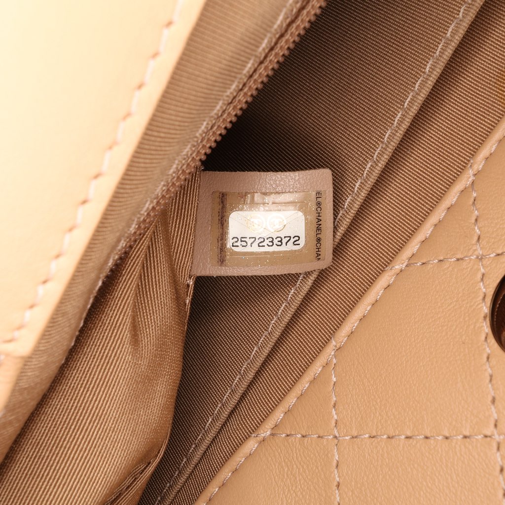 Chanel Small Quilted Calfskin Easy Shopping Tote - Detail 1