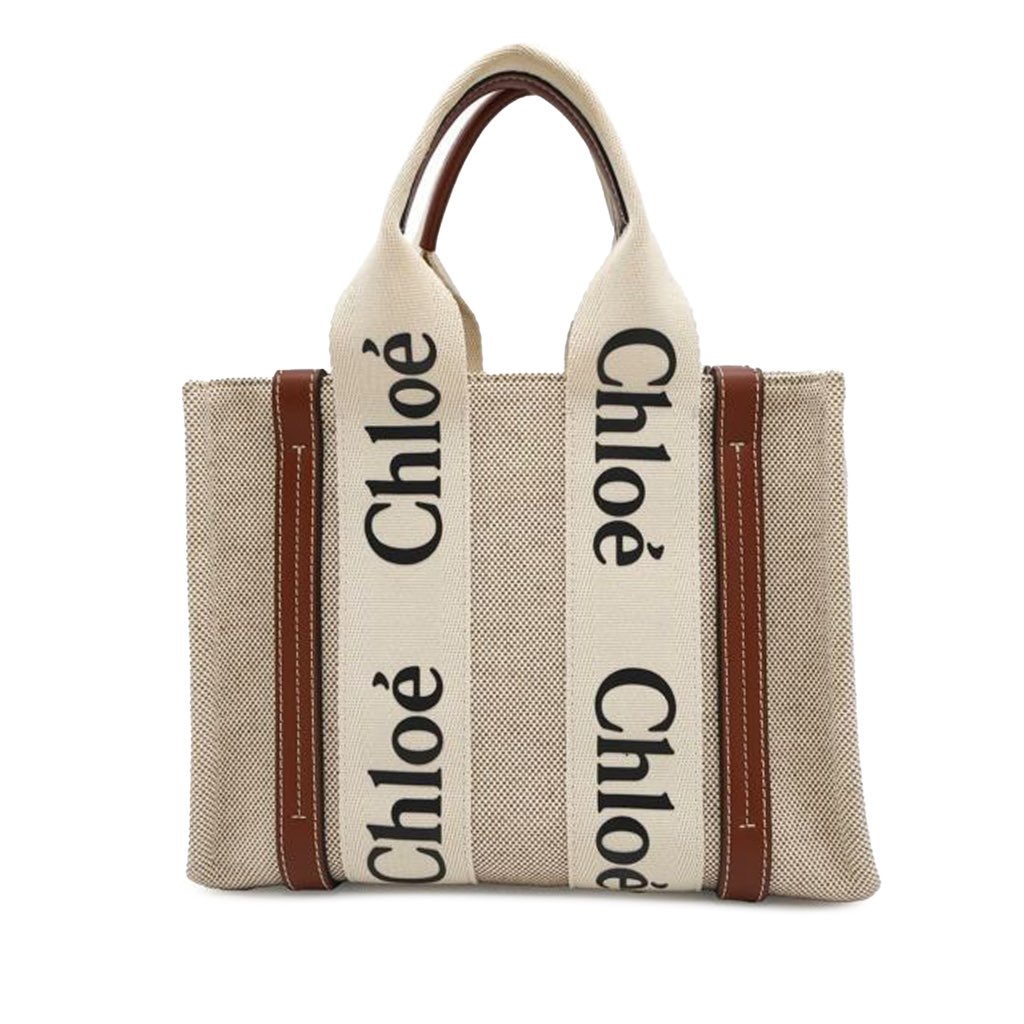 Chloé Small Canvas Woody Tote