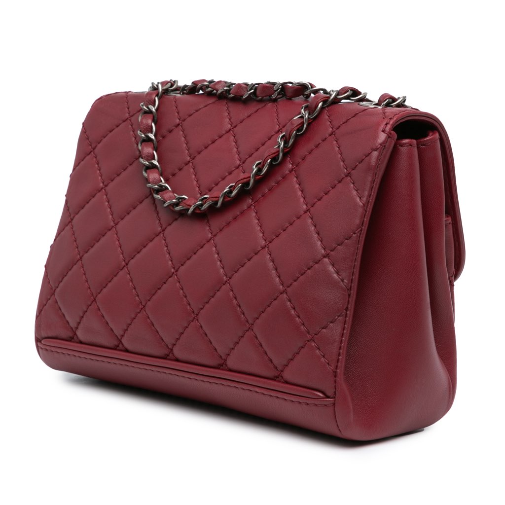Chanel CC Quilted Lambskin Single Flap - 2